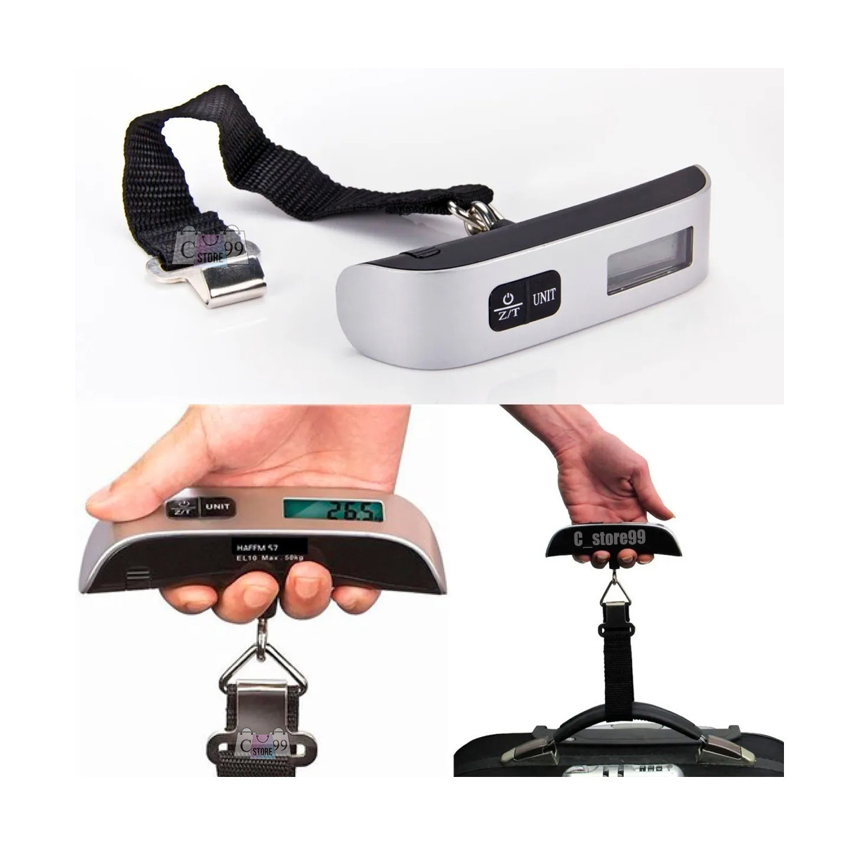 Miniatura 4 de Pesa Maleta Bascula Digital Viajera 50Kg